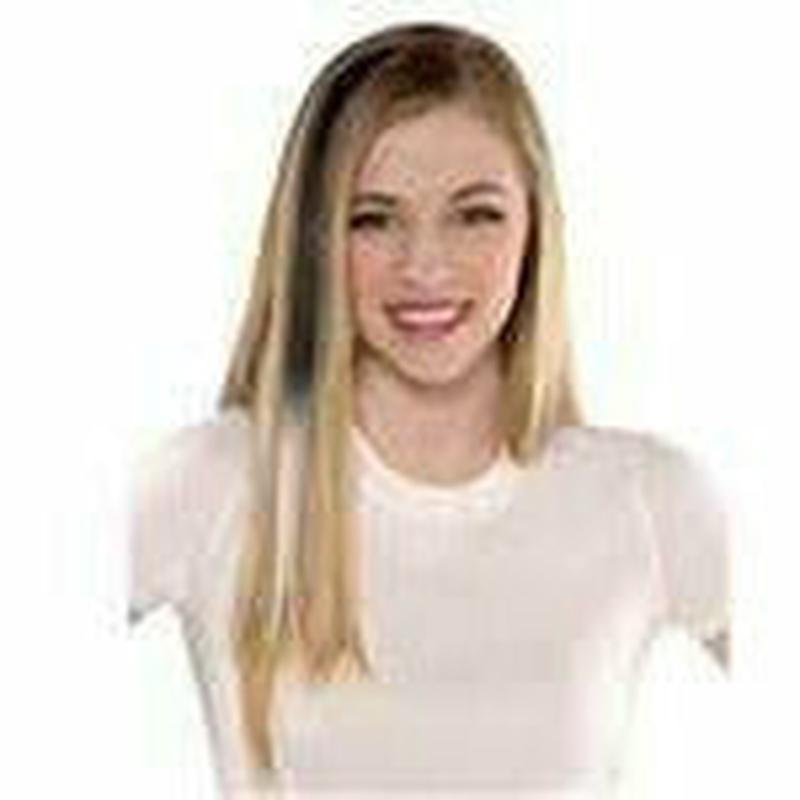Hair Extension Black and White