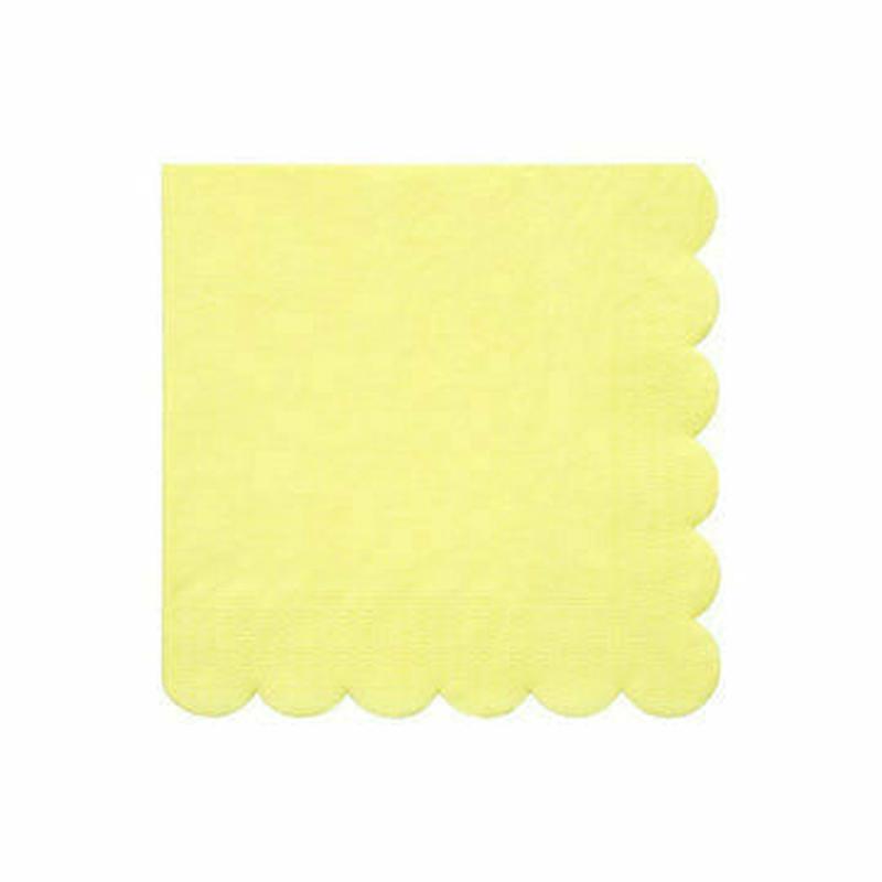 Pale Yellow Large Napkins
