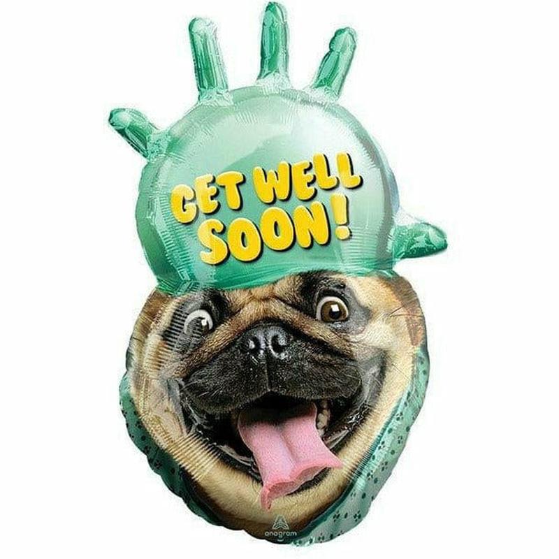 D008 32"PKG GWS AVANTI GET WELL PUG