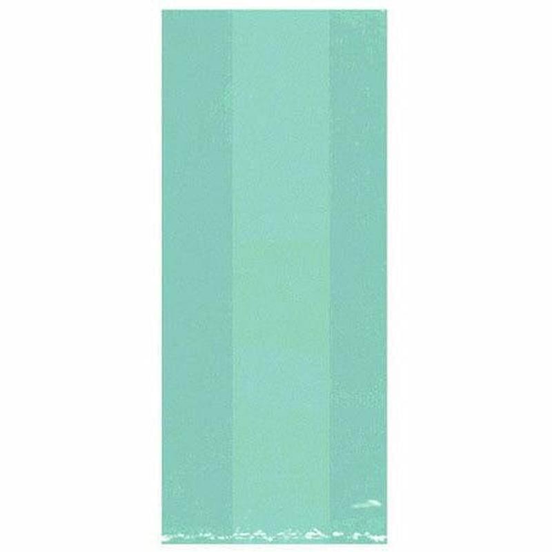 Medium Robin's Egg Plastic Treat Bags 25ct
